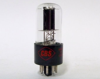 CBS 6SN7GT vacuum tube - black plates - 6SN7 - 6SN7GTB