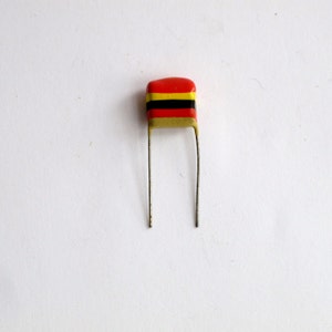 bag of 10 tropical fish capacitors - .22 mfd 250 volt - new old stock