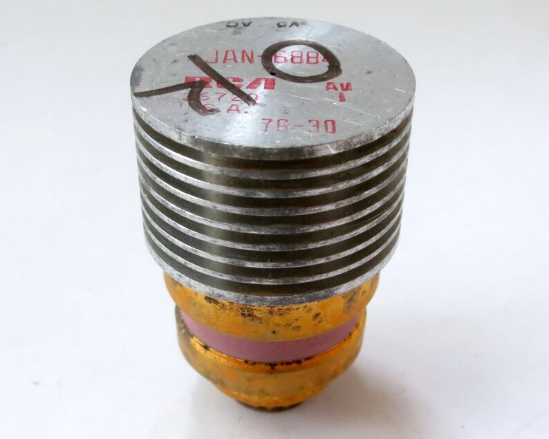 RCA 6884 Vacuum Tube External Anode Transmitting Tube Etsy