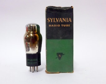 Sylvania 01A vacuum tube - new old stock - original box - ST envelope - O1-A - O1A