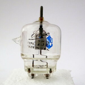 Eimac 15R vacuum tube for WWII Airborne ASB-5 Radar Set
