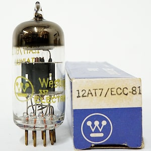 Westinghouse 12AT7 vacuum tube - new old stock - original box - made in Taiwan - ECC81 - ECC-81