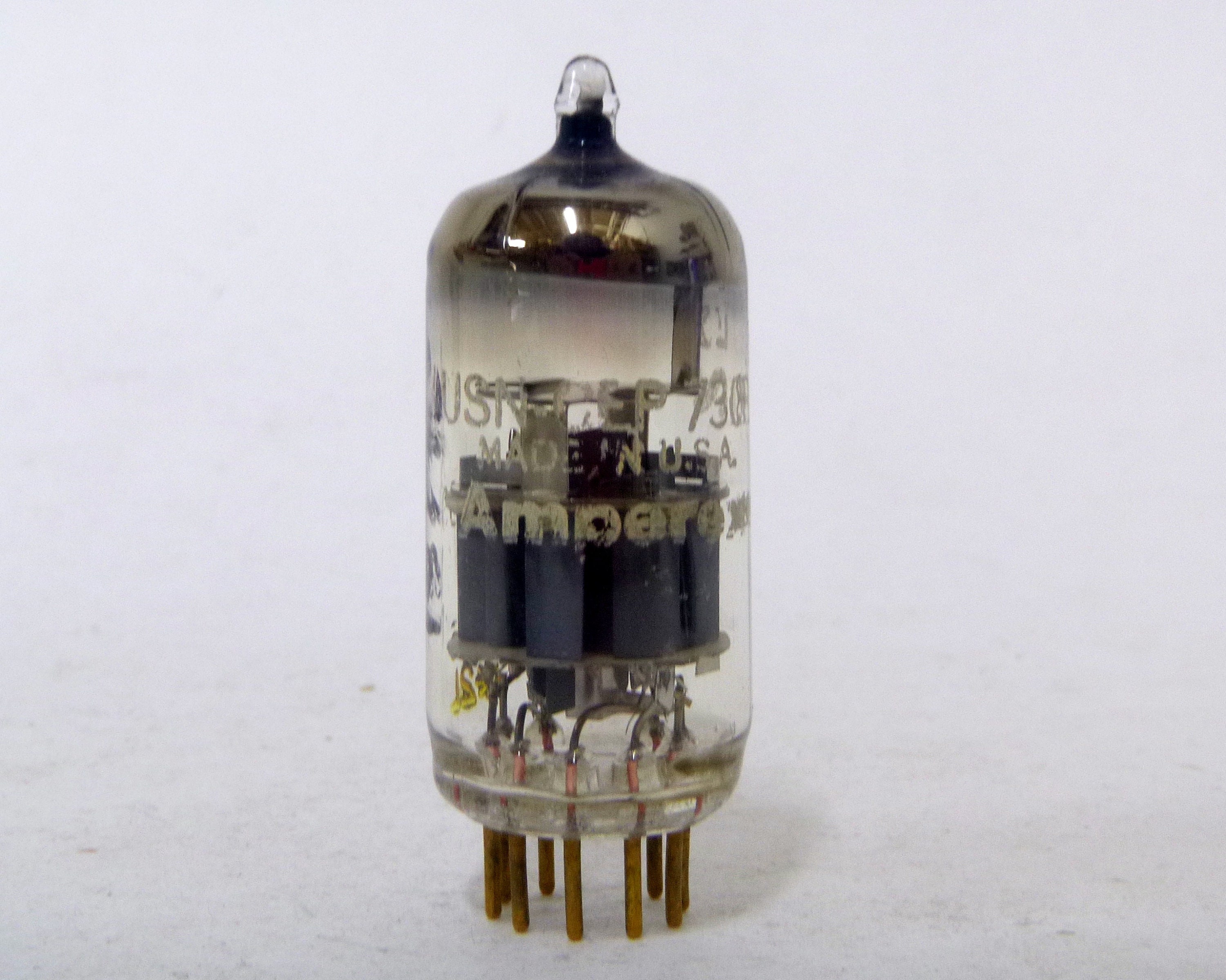 Amperex USN 7308 Vacuum Tube - E188CC - Gold Pins - 6922