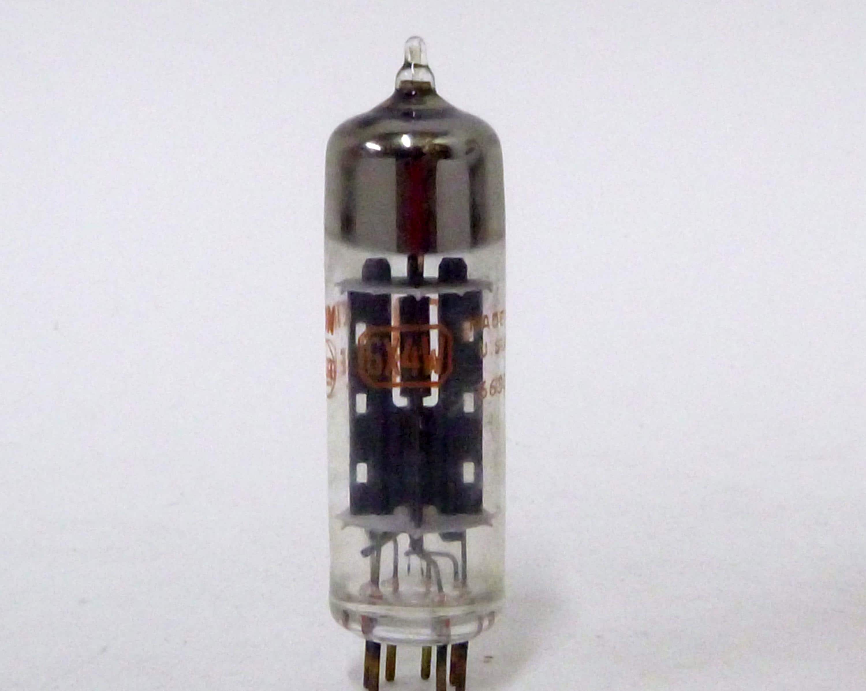 RCA 6X4W Vacuum Tube - New Old Stock - Original Box - Black Plates ...