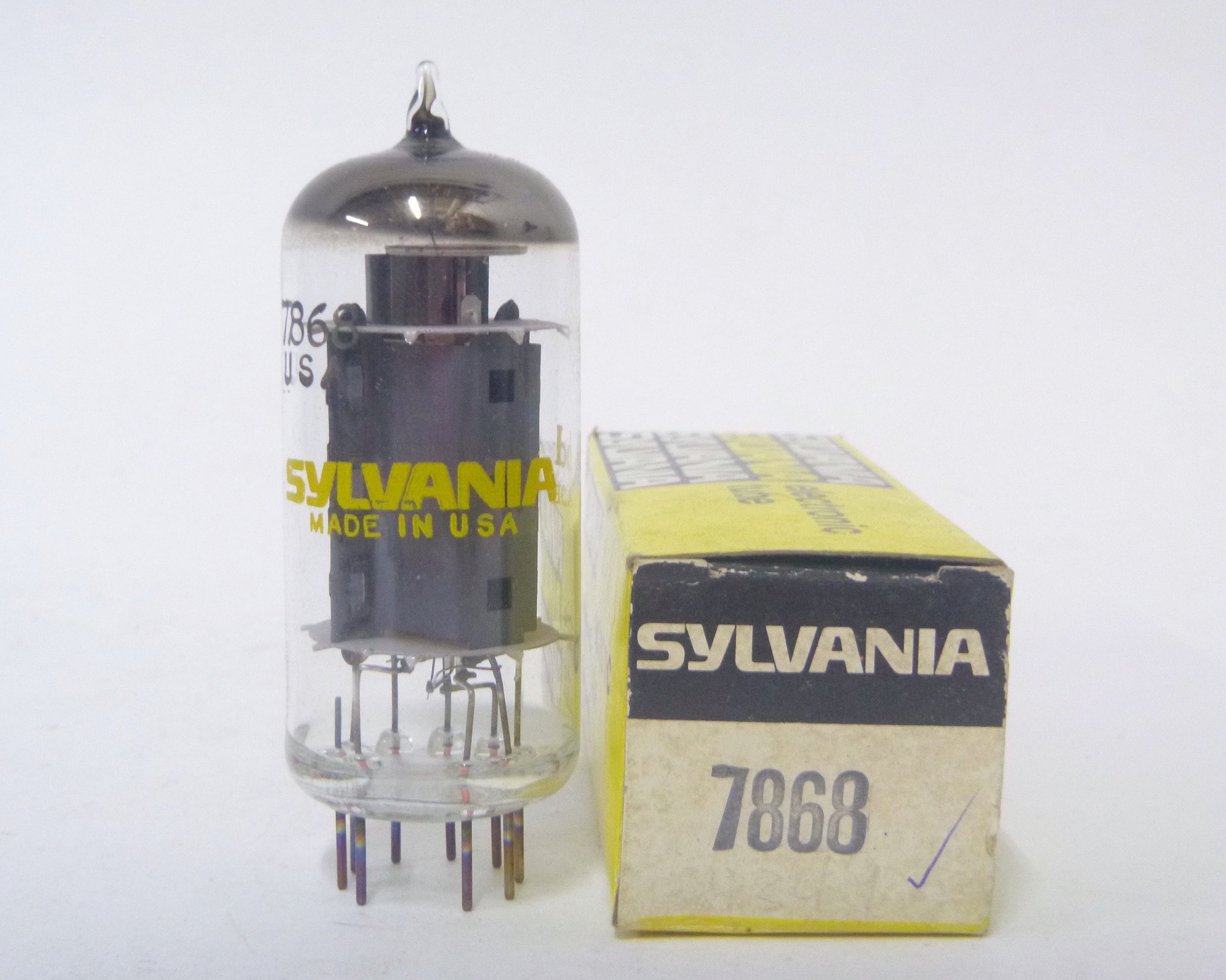 45 Sylvania 真空管 (108) Sylvania 7868 Vacuum Tube - Fisher 400 Receivers - New Old Stock