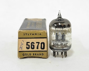 Sylvania Gold Brand 5670 Vacuum Tube - New Old Stock - Original