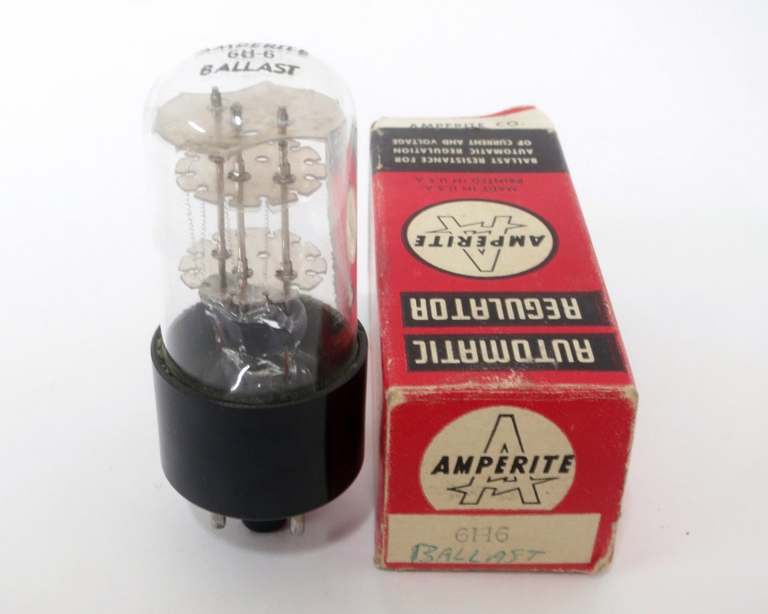 Amperite 6H6 Ballast Tube Current Regulating Tube Etsy