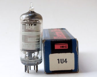Tubo de vacío IEC 1U4 - nuevo de stock antiguo - caja original - para radios Zenith Transoceanic