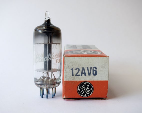 Ge 12av6 Vacuum Tube New Old Stock Original Box For All Etsy