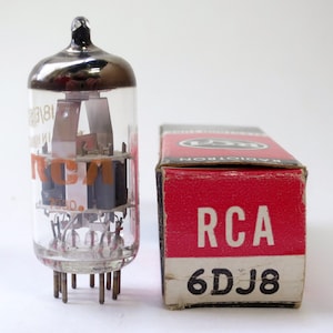 RCA 6DJ8 vacuum tube - made in Holland - ECC88