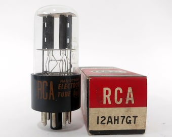 RCA 12AH7GT vacuum tube - new old stock - original box - excellent condition - 12AH7