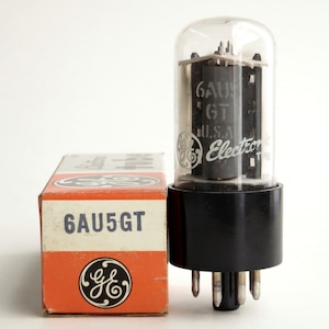 General Electric 6AU5GT vacuum tube - new old stock - original box - mint condition