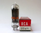 RCA 35W4 vacuum tube for All American 5 tube table radios - new old stock - original box