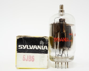 Sylvania 6JB6A vacuum tube - new old stock - original box - tested - sweep tube - 6JB6