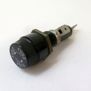 Buss HKP-HH fuse holder for 3AG / MDL fuses - new old stock - perfect condition