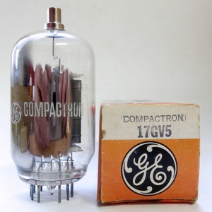 GE 17GV5 vacuum tube - General Electric Compactron tube