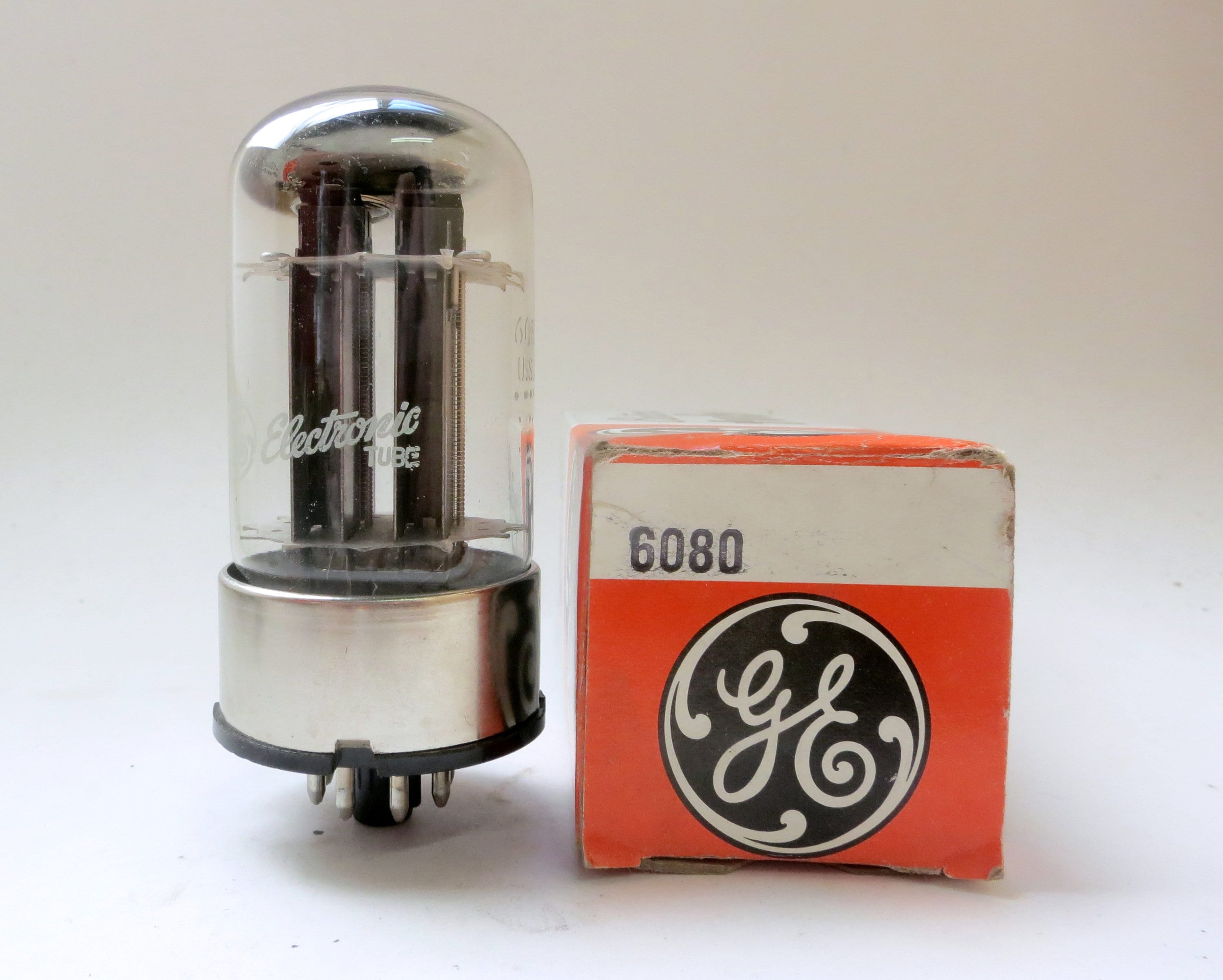 洋書 SPANGENBERG Vacuum Tubes GE 6080 Vacuum Tube - Black Plates - New Old Stock