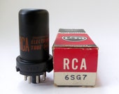 RCA 6SG7 vacuum tube - new old stock - original box - for Hallicrafters SX43 general coverage receiver