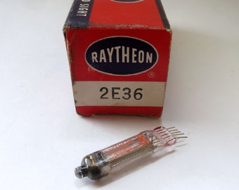 Raytheon 2E36 vacuum tube - subminiature pentode tube