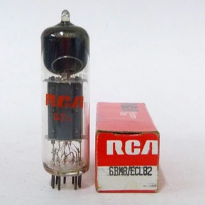 RCA 6BM8 vacuum tube - new old stock - original box - excellent condition - ECL82