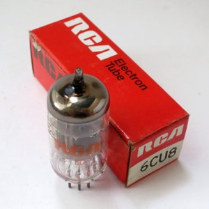 RCA 6CU8 vacuum tube - new old stock - original box - excellent condition