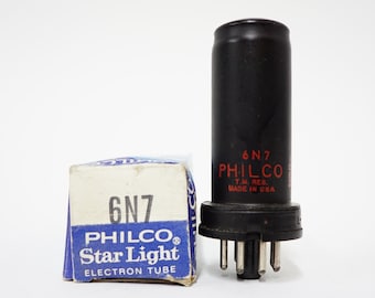 Philco 6N7 vacuum tube - new old stock - original box - excellent condition