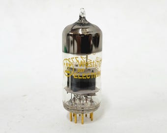 Westinghouse 7722 vacuum tube - pinched waist - gold pins - new old stock - excellent condition - E280F