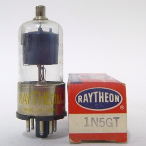 Raytheon 1N5GT vacuum tube - new old stock - original box - excellent condition