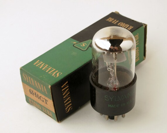 Sylvania 6H6GT Vacuum Tube - New Old Stock - Original Box