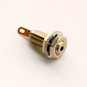 set of 10 metal tip jack - super old school - new old stock - excellent condition - electronic hardware