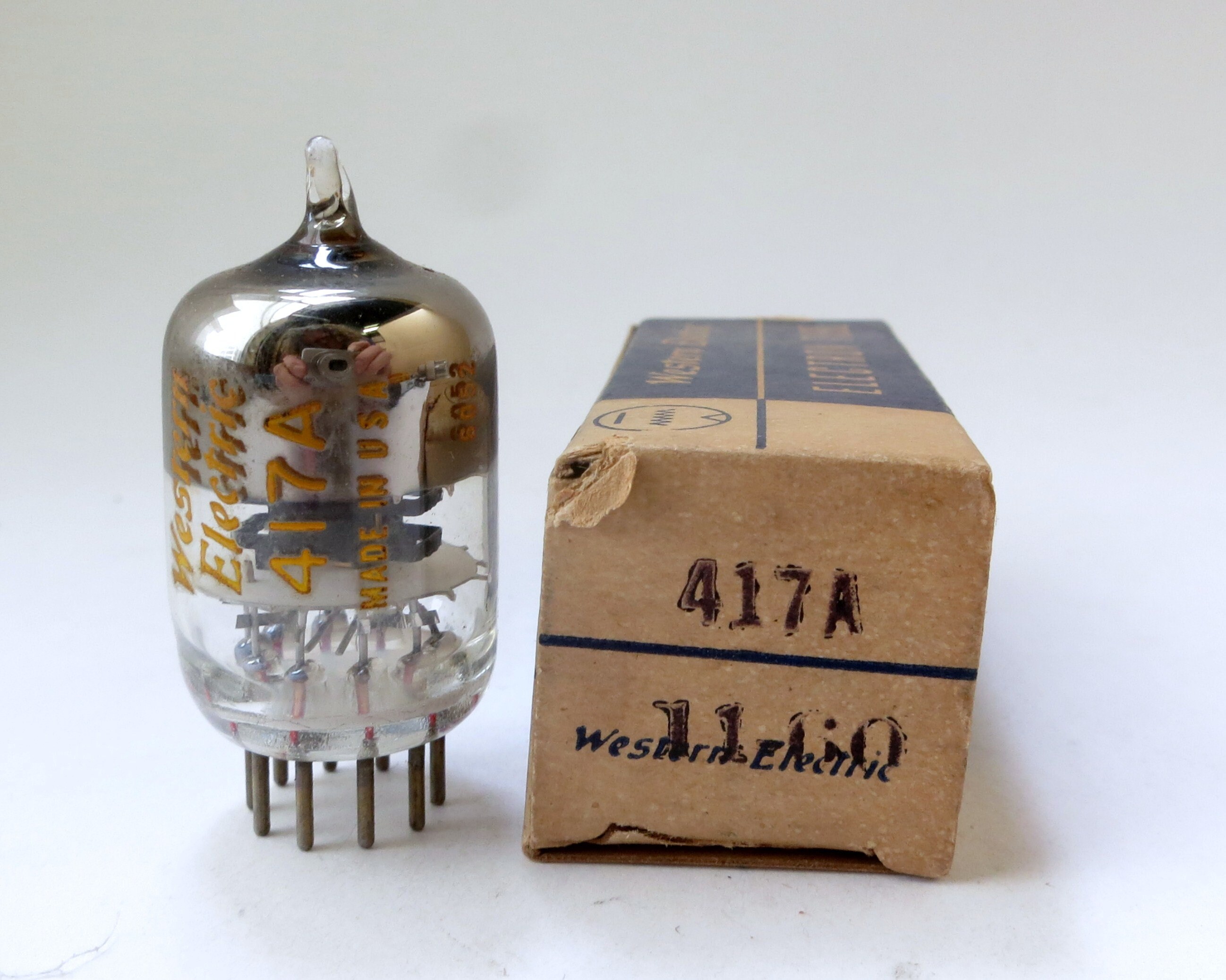 Western Electric 417A Vacuum Tube - Early 1960's - New Old Stock