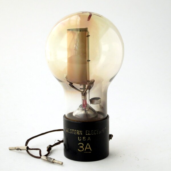 Western Electric 3A photoelectric cell - tennis ball photo tube - tested and it works!!