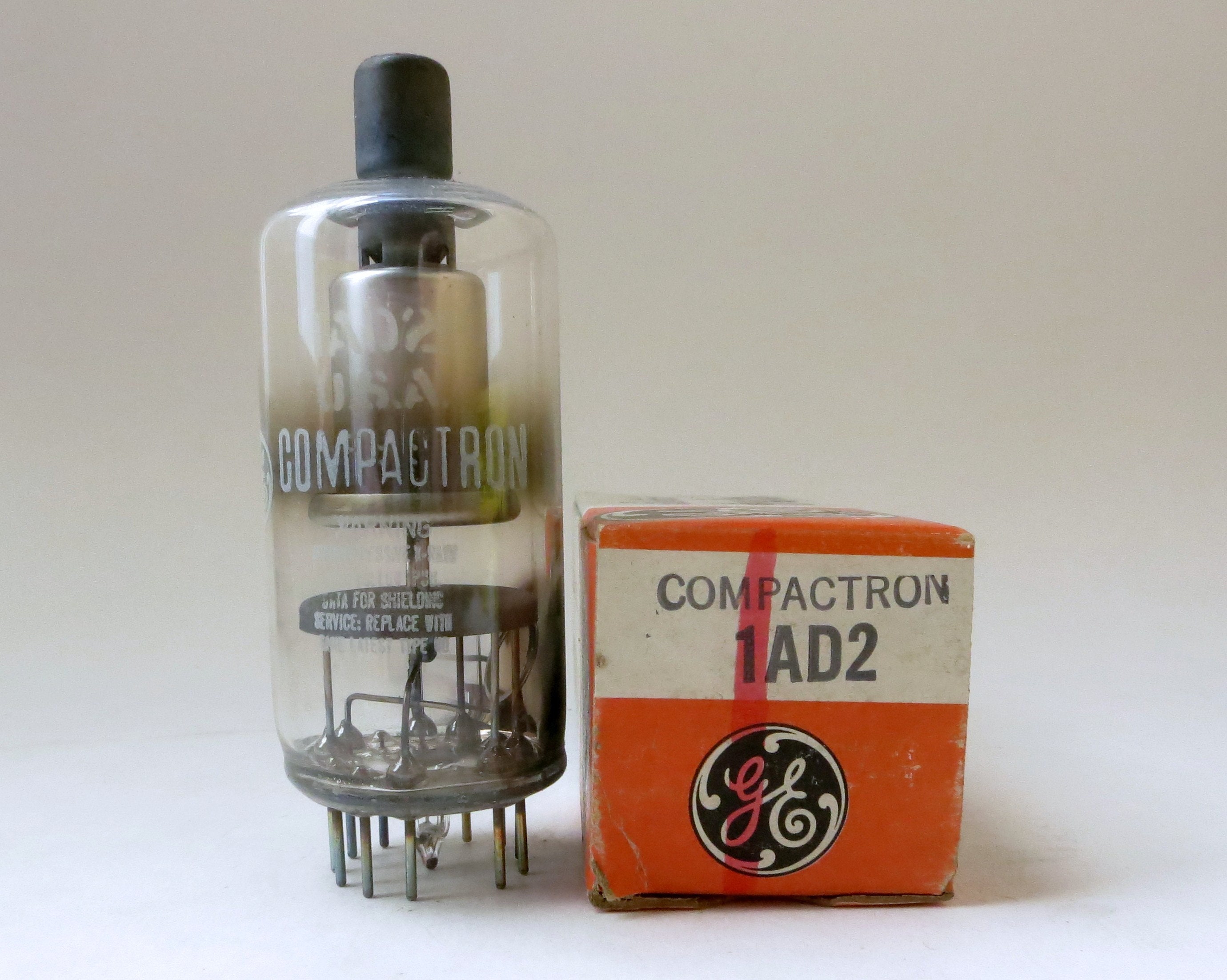 GE 1AD2 Vacuum Tube - Compactron Television Tube - Etsy