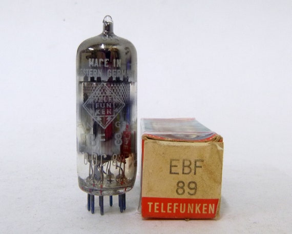 Telefunken EBF89 Vacuum Tube - New Old Stock - Original Box - for