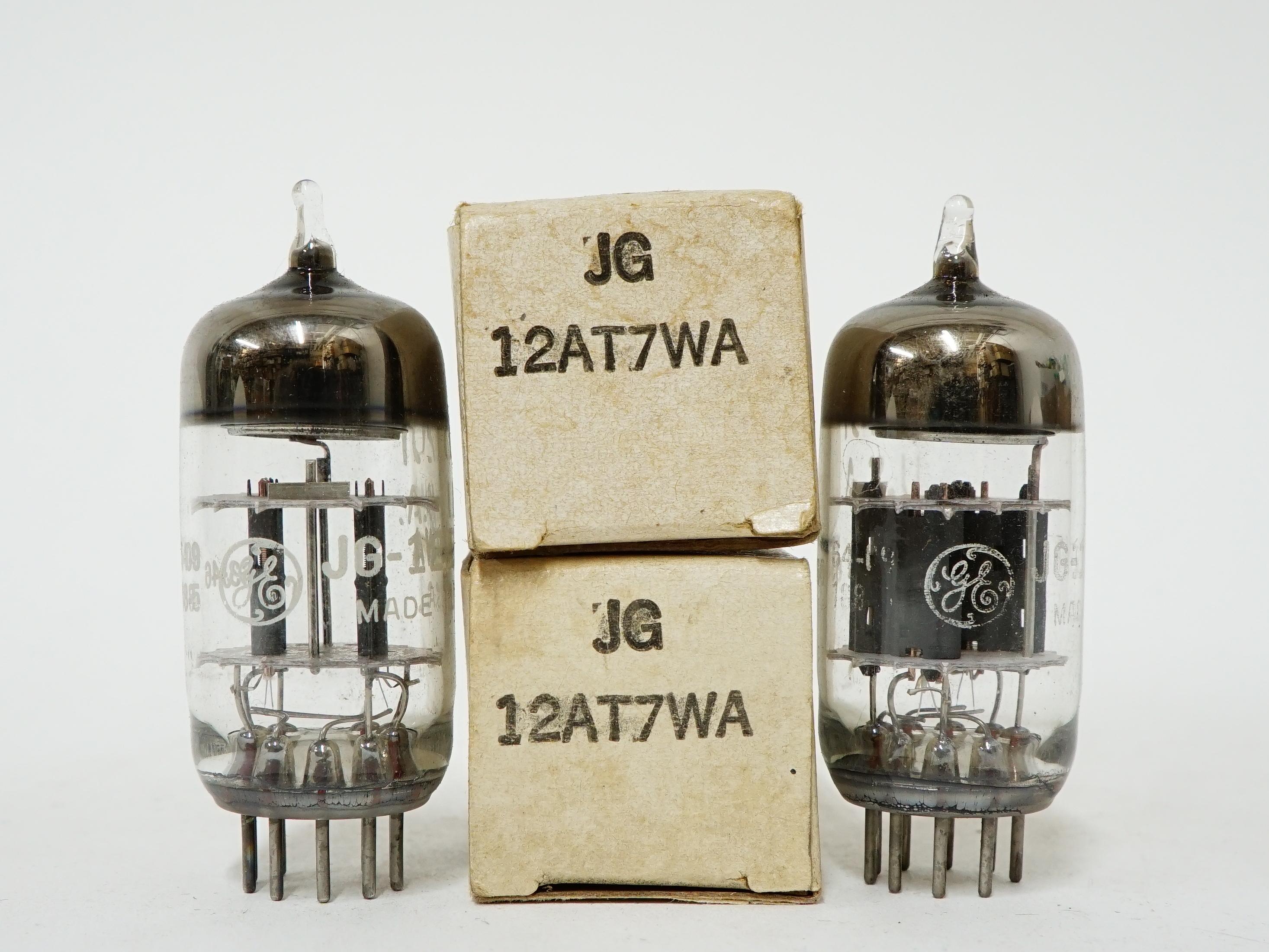 GE JG 12AT7WA Vacuum Tubes - New Old Stock - Excellent Condition