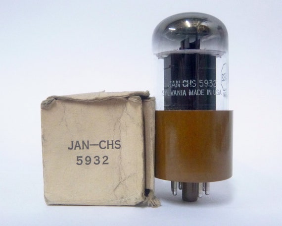 Sylvania JAN CHS 5932 Vacuum Tube - New Old Stock - Original Box