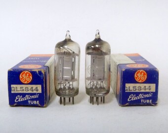 GE 5670 5 Star Vacuum Tube - Black Plates - Square Getter - New