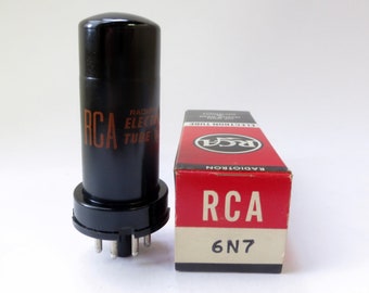 RCA 6N7 vacuum tube - NOS - mint condition - original box