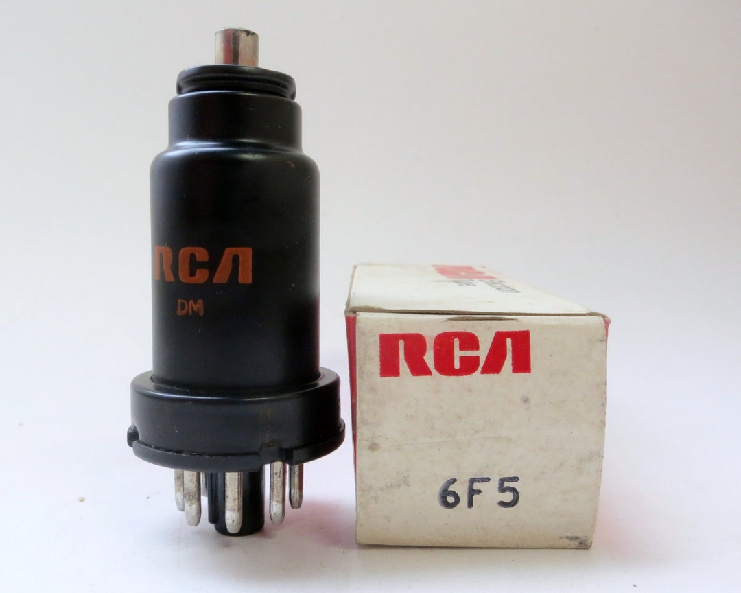 RCA 6F5 Vacuum Tube - New Old Stock - Original Box - Excellent ...