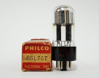 Philco 6SL7GT vacuum tube - new old stock - original box - excellent - 6SL7