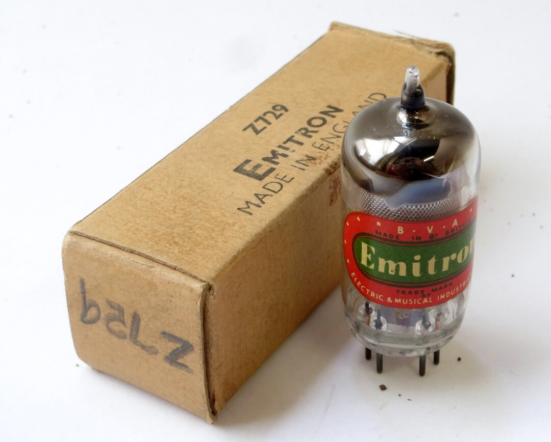 Emitron Z729 Vacuum Tube - New Old Stock - Original Box - Excellent ...