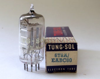 Tung Sol 6T8A vacuum tube - EABC80 - 6AK8