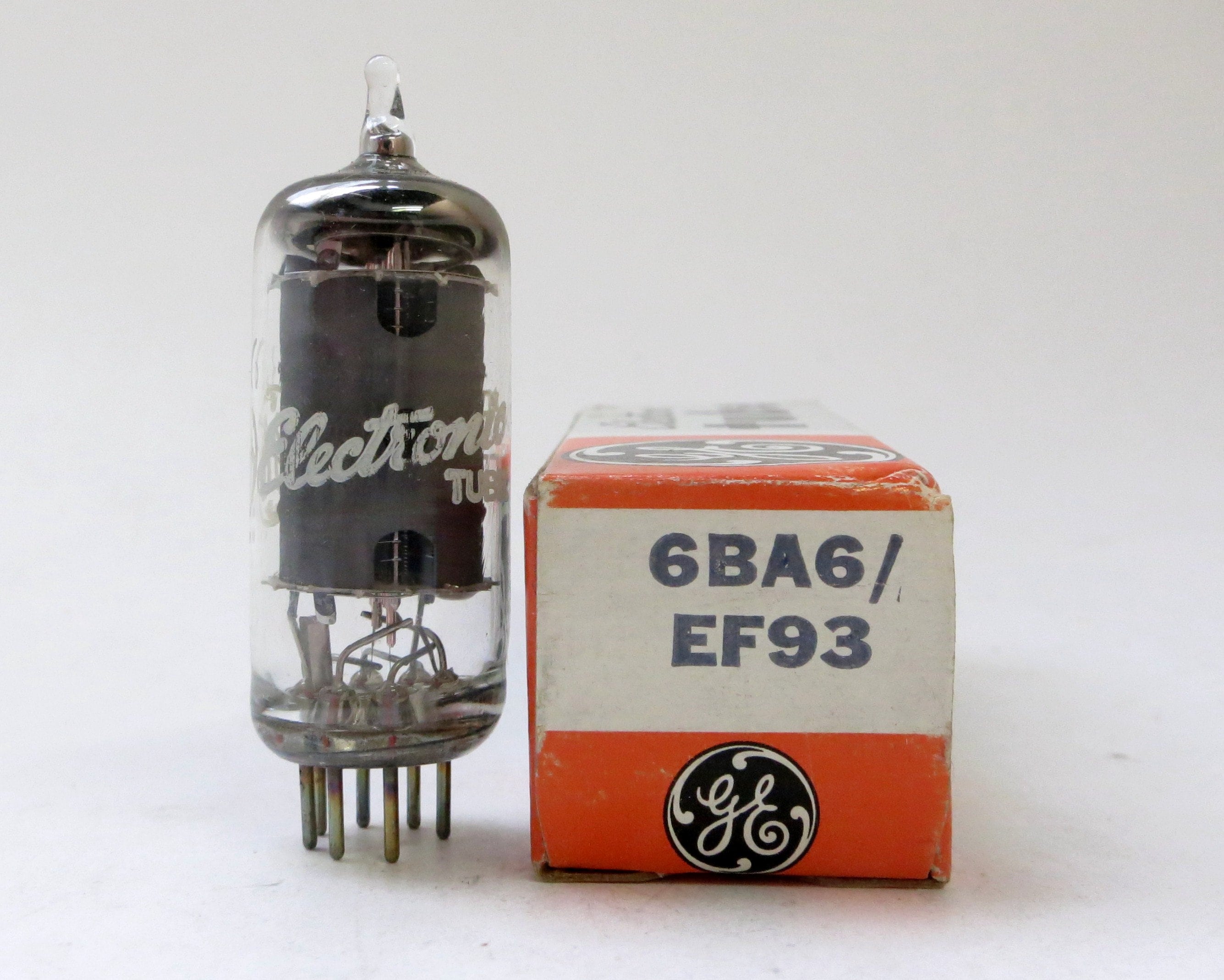 GE 6BA6 Vacuum Tube - New Old Stock - Original Box - Near Perfect