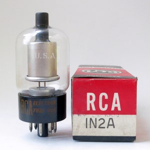 RCA 1N2A vacuum tube - new old stock - original box - excellent condition