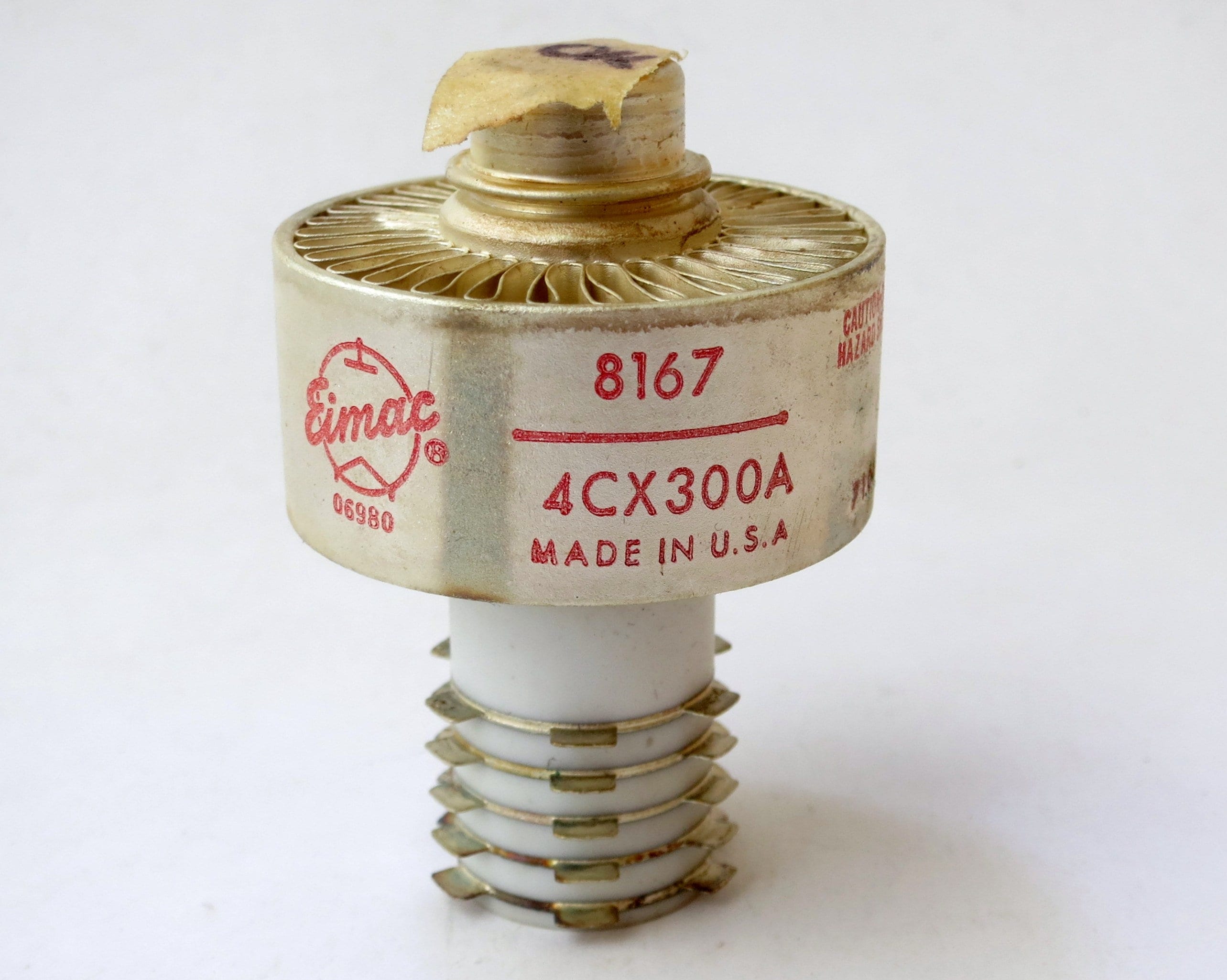 Eimac 4CX300A Vacuum Tube 8167 Transmitting Tube