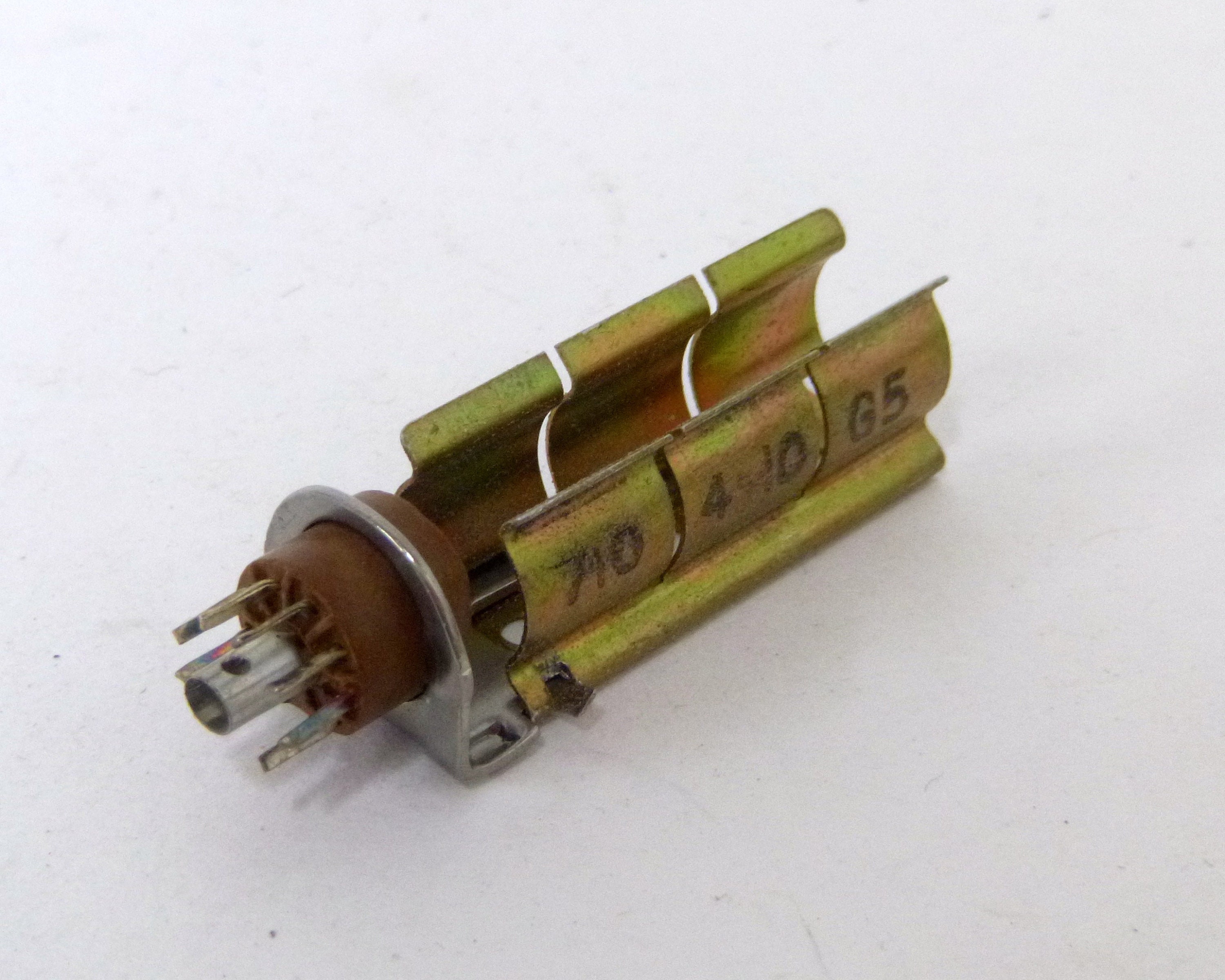 pusuke　0808 Screw connectors with 2 screws, with threaded pin, bright
