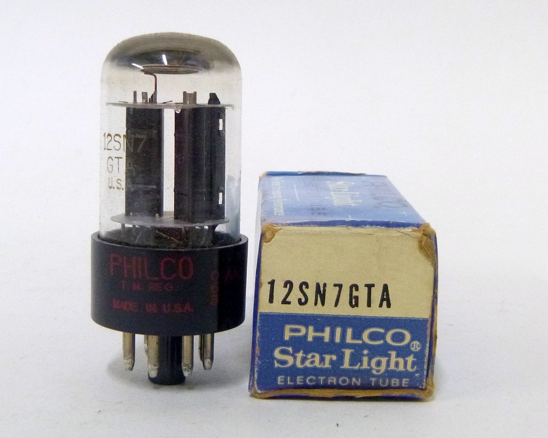Philco 12SN7GTA Vacuum Tube - New Old Stock - Original Box - 12SN7 ...