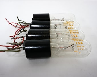 4x Western Electric 13A vacuum tube - WECo - ballast tube - four (4) pieces - please read