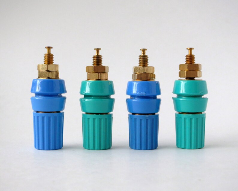 Two Pairs of Heavy Duty Binding Posts Wild Colors Etsy