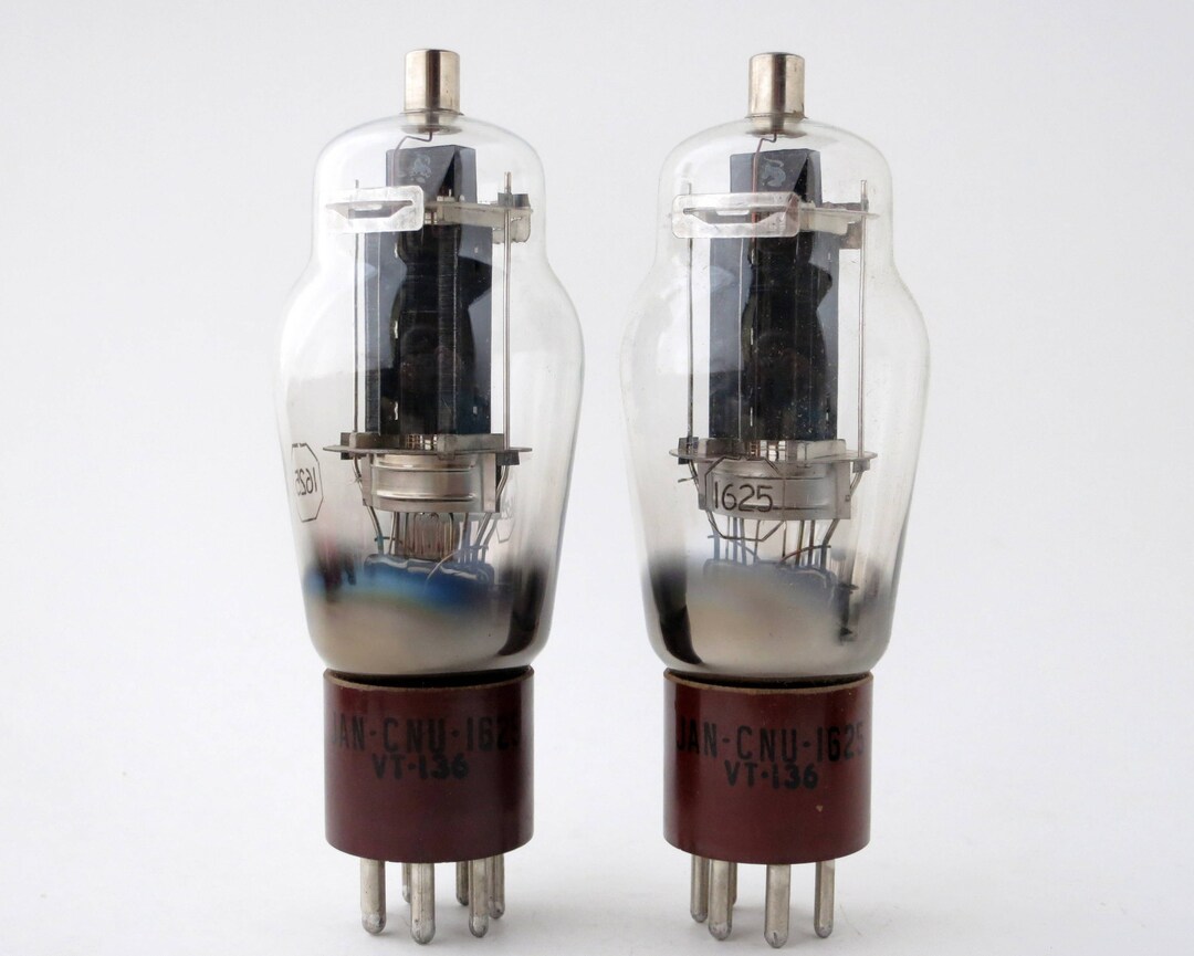 5U4G VT-244 JAN-CNU　真空管 NATIONAL UNION1本 5U4G National Union U52 ribbed plate large single rod getter VT